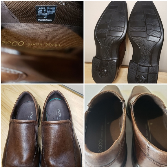 Ecco Men's Loafers Dress Shoes Slip, Size: 41 - Picture 8 of 8